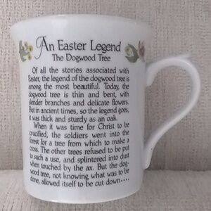 ✴️vtg legend of the dogwood mug